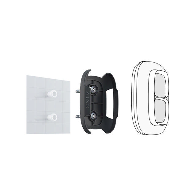 Ajax Holder for Button and DoubleButton -AL -black