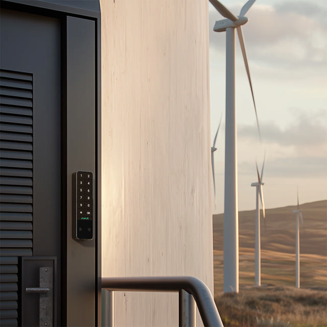 Ajax KeyPad Outdoor Jeweller - Black