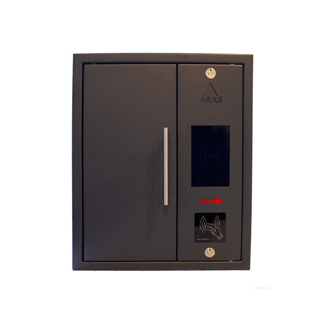 ARAS Key cabinet - 12 keys - incl. card reader - 55x45