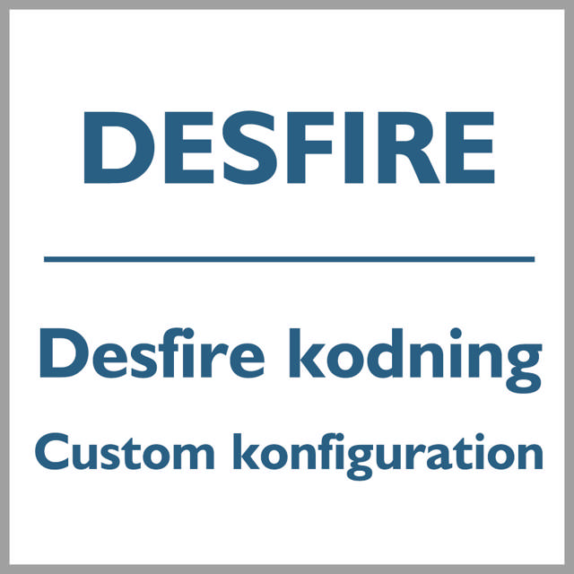 Desfire encoding, Custom configuration