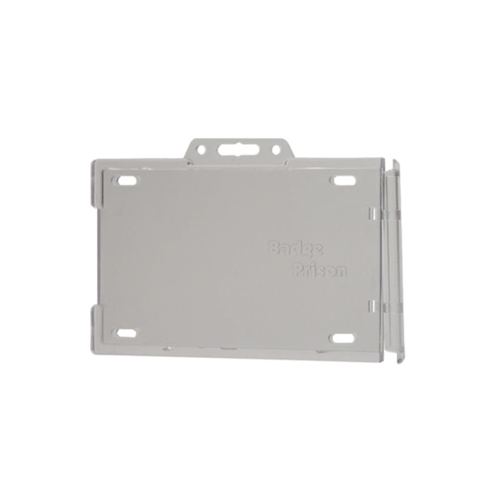 Card holder - Lockable - Horizontal - Transparent