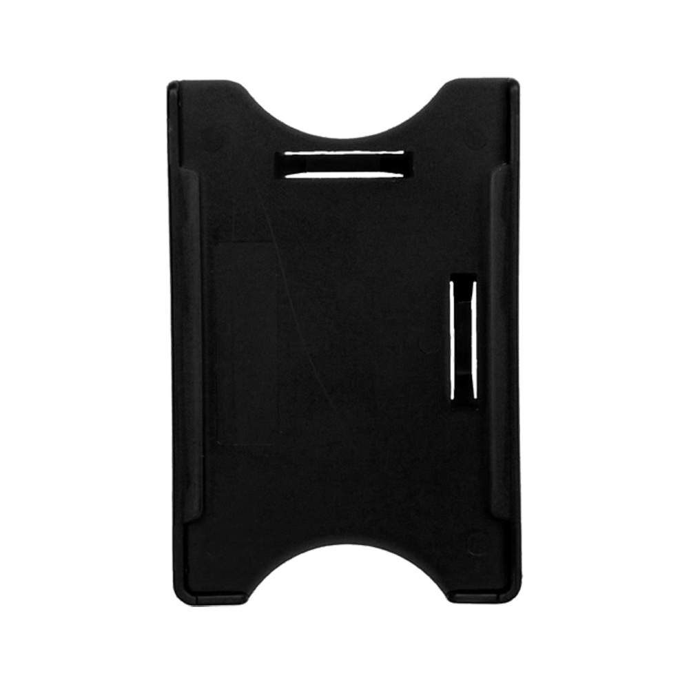 Cardholder - Vert/Hori - Open front - Black