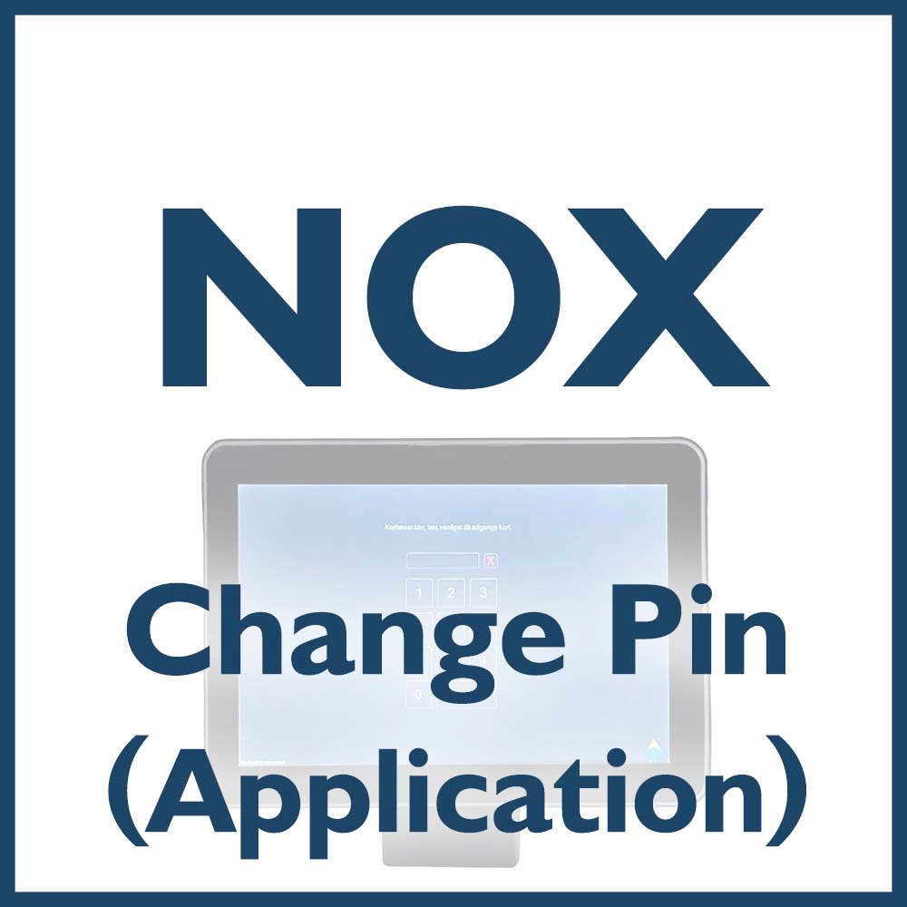 NOX Application - Change Pin