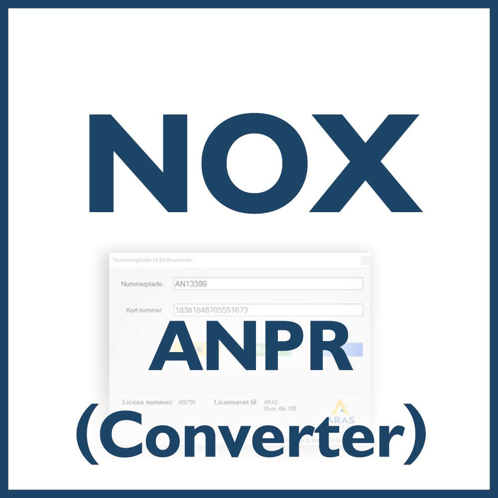NOX - License plate to card number converter