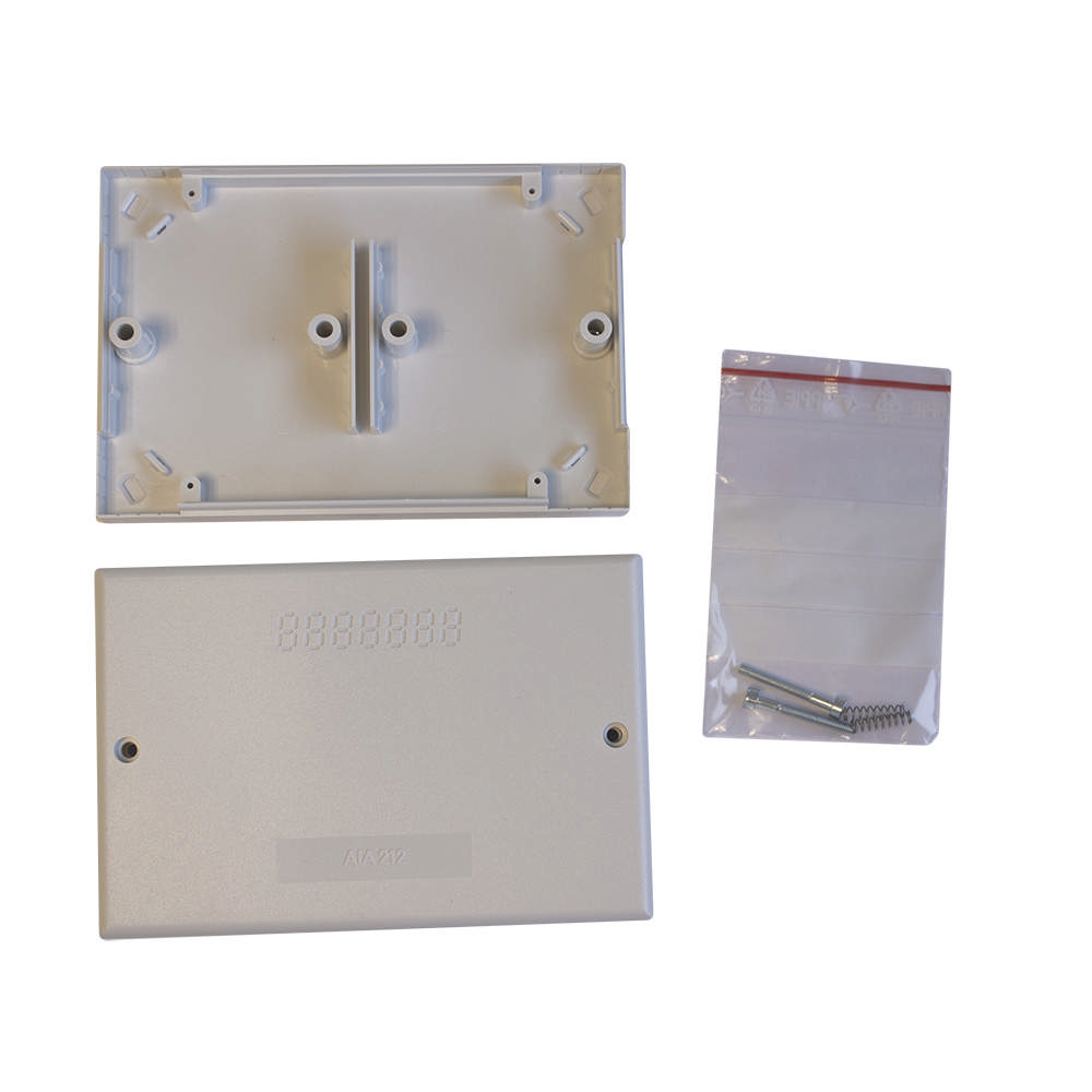 Plastic cabinet for 2 modules - 130x90mm