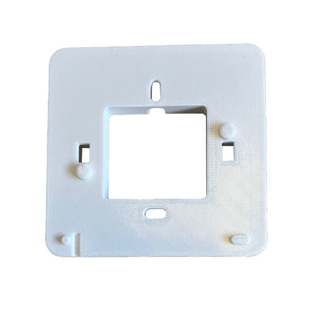 Spacer Wall Mount til readID™ Wall E - 10 mm - White - Optional Cable Cut Out