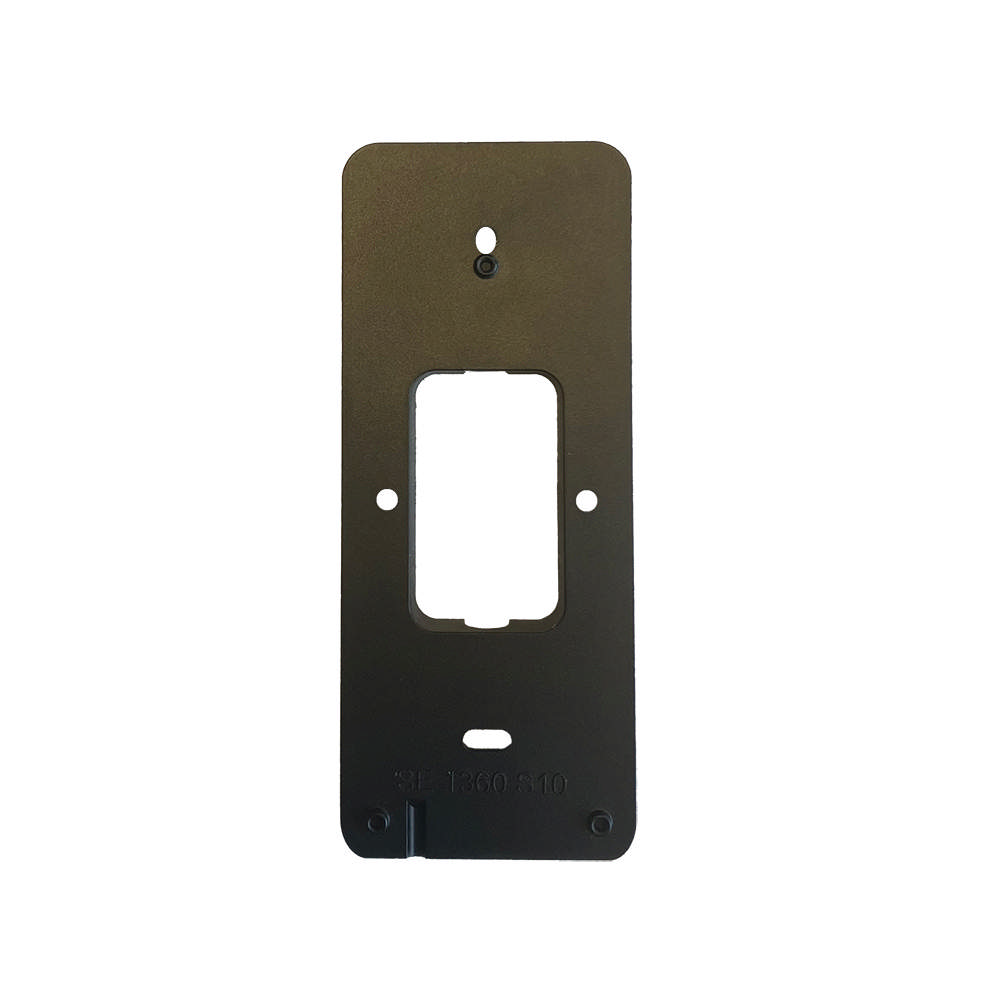 Spacer Wall Mount for readID™ Wall S - 10 mm - Black - Optional Cable Cut Out