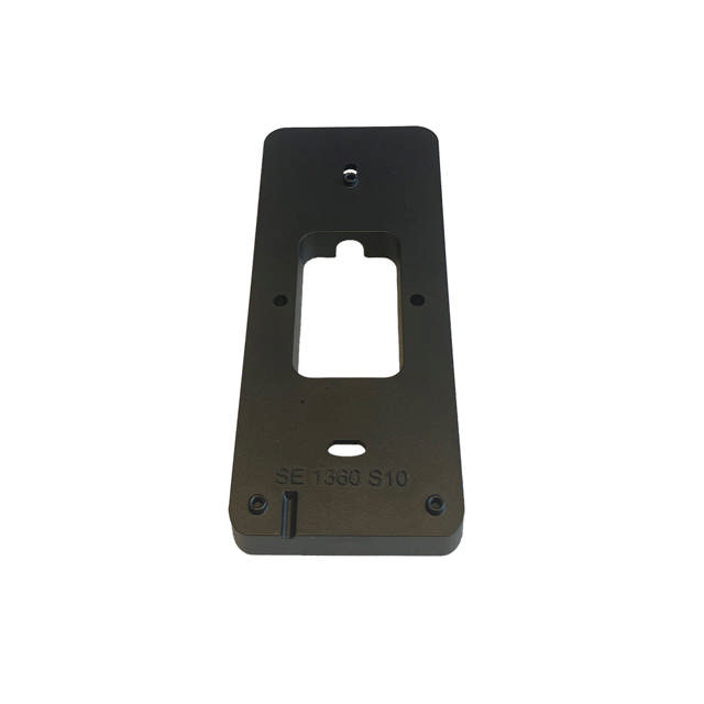 Spacer Wall Mount for readID™ Wall S - 10 mm - Black - Optional Cable Cut Out