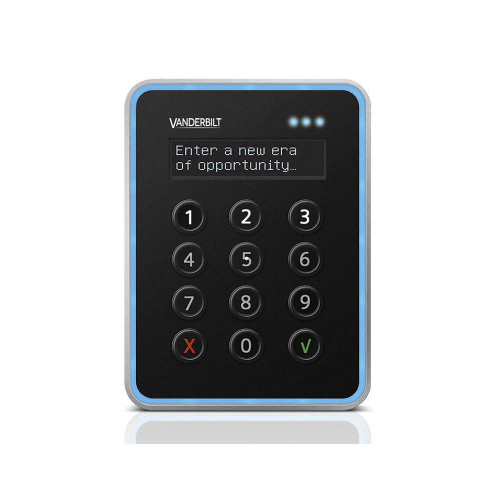 VR40 - Display reader with keyboard - OSDP - Mifare