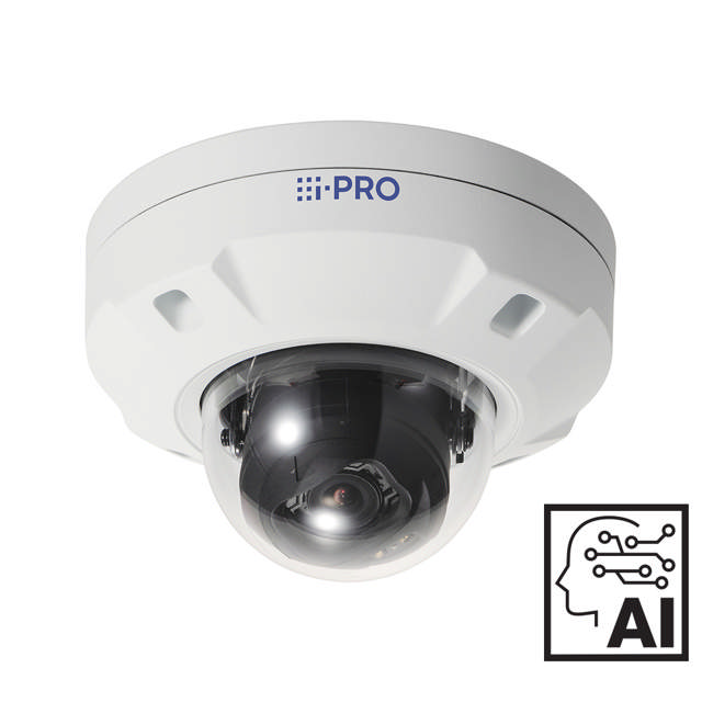 i-PRO - 6MP Vandal Resistant Outdoor Dome Network